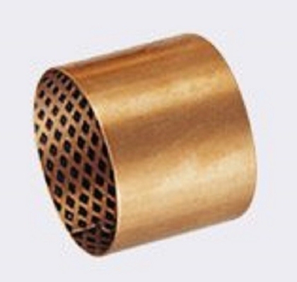 Oilless Lubrication Wrapped Bronze Bushings , Graphite Bronze Bushing For Marine Use