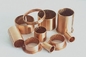 Straight / Flanged Wrapped Bronze Bushings CuSn8P CuSn6.5P Bronze Material