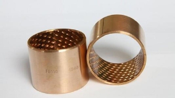 Bronze Sliding Bearing CuSn8P DIN1494 Standard Low Friction Thin Wall Structure