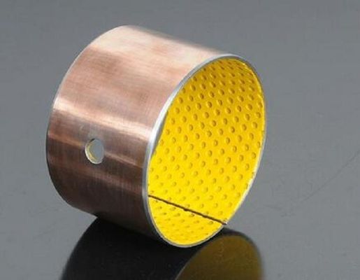 High Strength Boundary Lubricated Bearing European Standard , PTFE Sleeve Porous Bearing