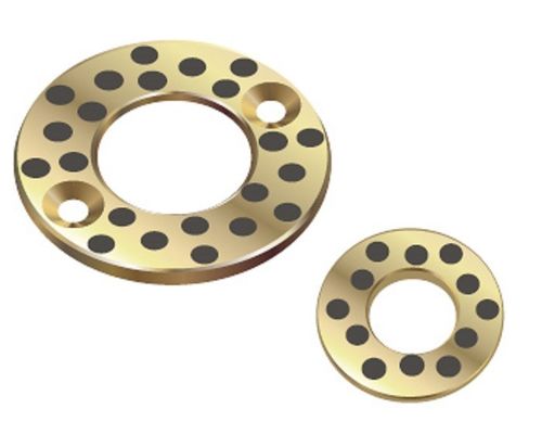 Plastic Machinery Use Thrust Washer Bearing Easy Installation Copper Material